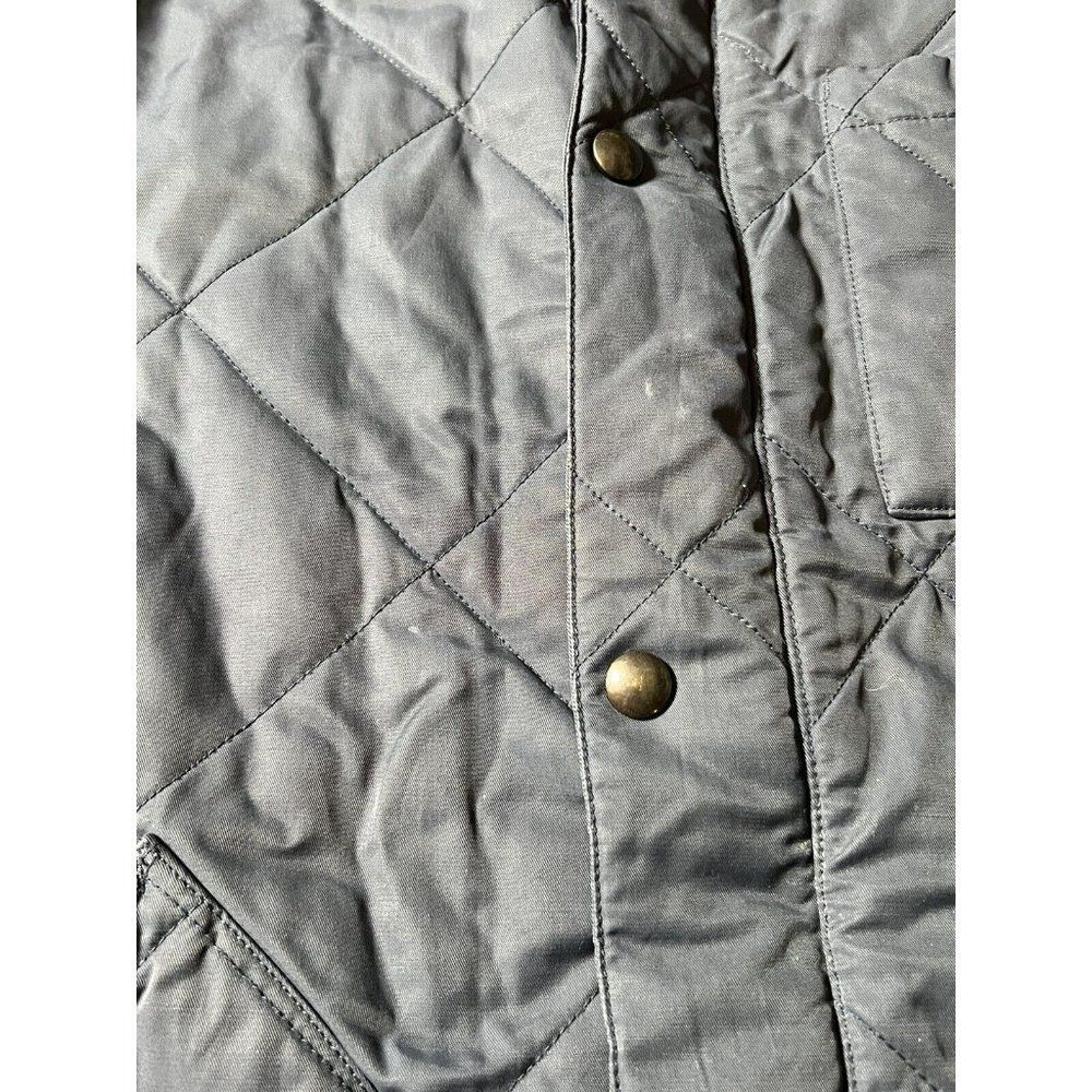 J Crew Quilted Navy Blue Field Jacket Thermore Insulated Men's Size Medium - Picture 6 of 15